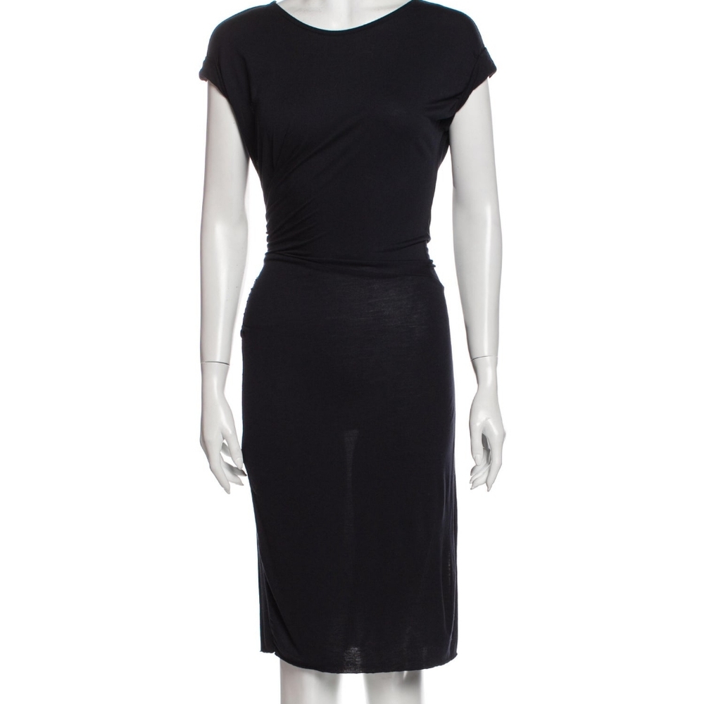 ALLSAINTS Navy Midi Dress